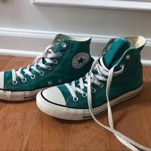 Teal High Top Chuck Taylor All Star Converse